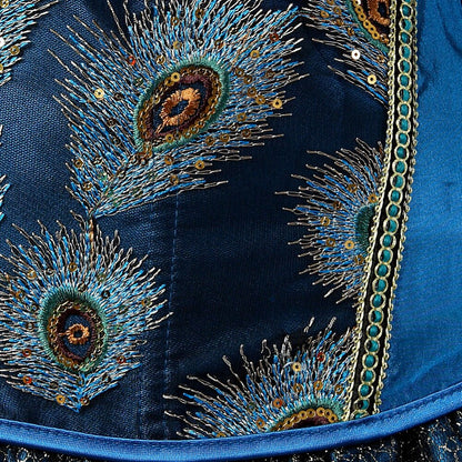 Korsettkleid Drag Peacock (4 Farben)