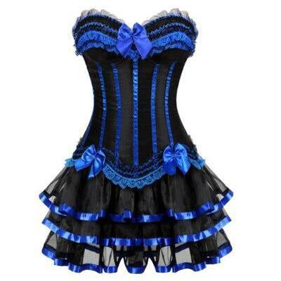 Korsettkleid Drag Timon (Blau)