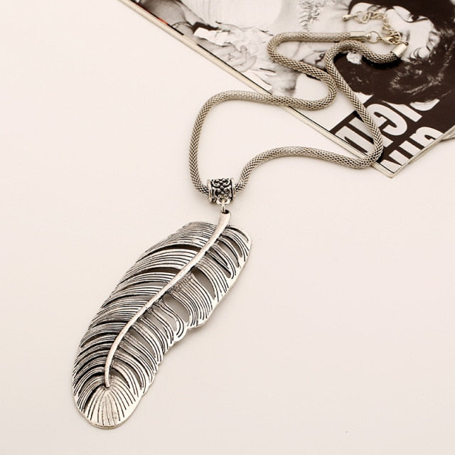 Halskette Drag Feather (2 Farben)