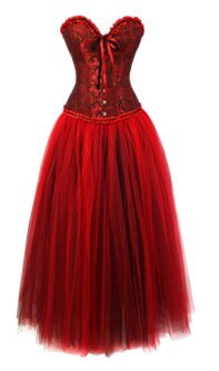 Korsettkleid Drag Omanel (Rot)