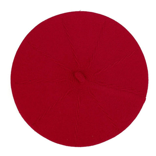 Baskenmütze Queen Wisconsin (Rot)