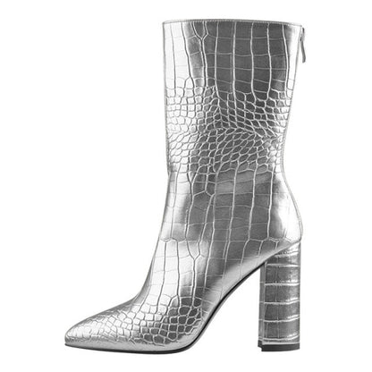 Stiefel Queen Krocola (Silber)